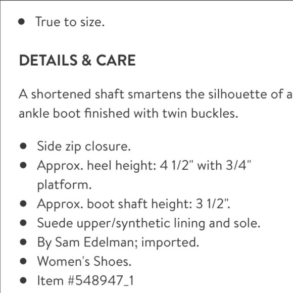 Sam Edelman Black Suede Booties - Picture 7 of 7